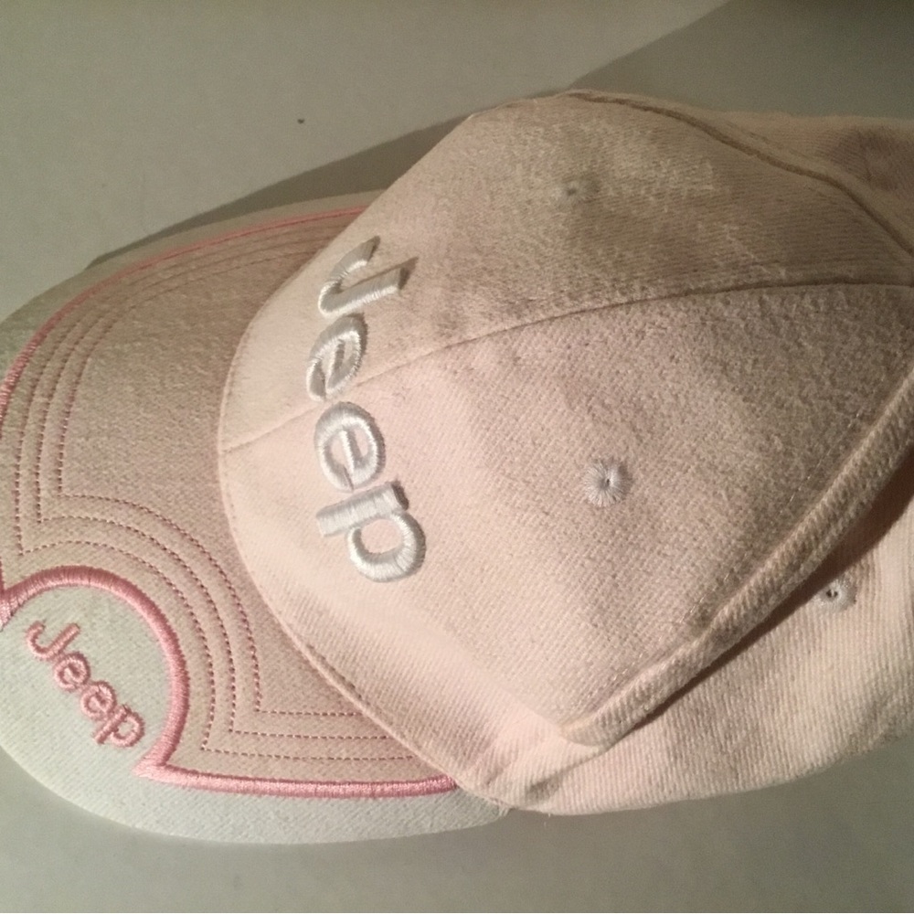 Jeep Baseball Cap Hat Pink Adjustable